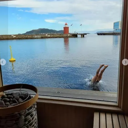 Brosundet Balcony Bliss, Ev Garage, Supermarket Next Building Alesund